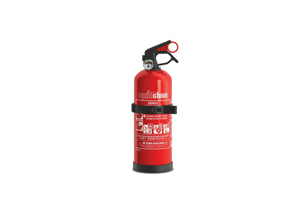 Extincteur à poudre ABC 1 kg – Compact et polyvalent, idéal voiture et ...